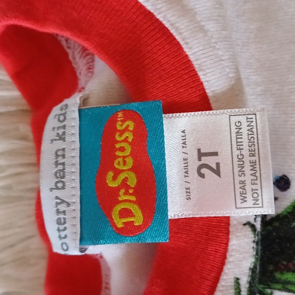 Pottery Barn Kids The Grinch pajama top 2T Christmas - Picture 4 of 9
